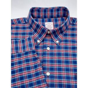 Brooks Brother TRADITION- Original Polo Long Sleeve Dress Shirt  Shirt MultiXL